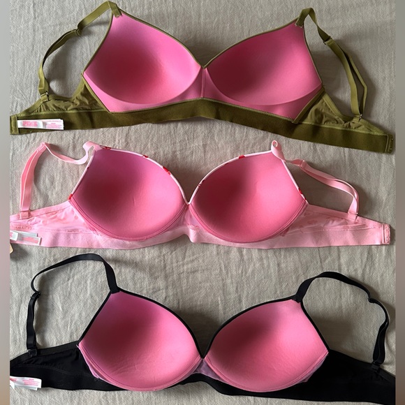 ALL 3 NEW VS Pink bras size 38D!! - Picture 3 of 5
